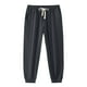 thumbnail image 1 of Amzcrzy Pantalones Chándal Hombre Color Liso Ligeros Suaves Transpirables Elásticos Cintura Lino Cómodos Para Playa Tallas S-2XL Gris, 1 of 5