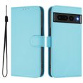 thumbnail image 2 of Compatible with Google Pixel 7 Pro Wallet Case with RFID Blocking Credit Card Holder, PU Leather Folio Flip Kickstand Protective Shockproof Anti-fall Phone Case Cover Women Men,Skyblue, 2 of 12