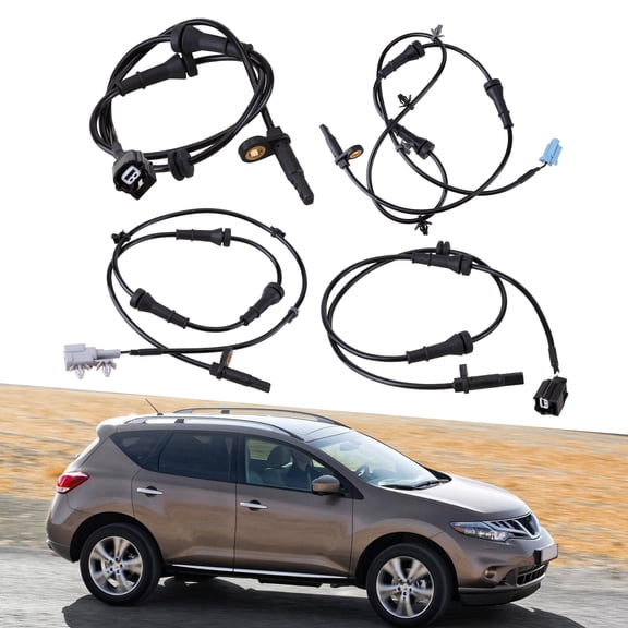 For Nissan Murano 2009-2012 Awd Abs Wheel Speed Sensor Front Rear Right & Left