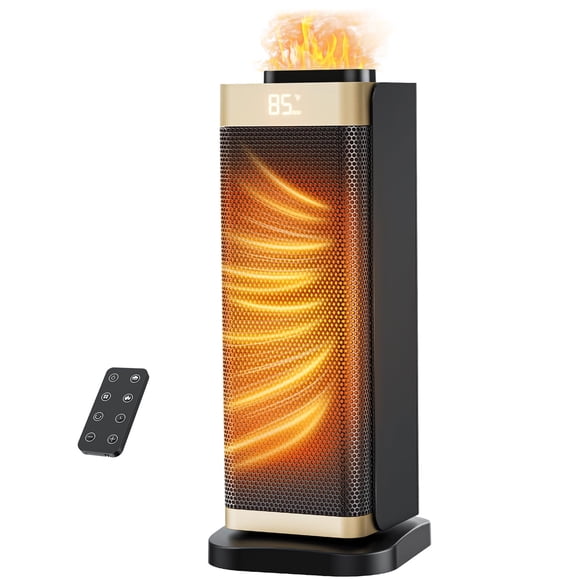 Calentador portátil Staholz con humidificador de 1500 W con oscilación de 70°