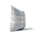 thumbnail image 3 of Tartan Block Blue Throw Pillow, 3 of 4