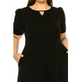 thumbnail image 2 of PLUSSIZEHOUSE Fit & Flare, Casual, Solid Print Dresses Women's Plus, 2 of 5