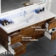 thumbnail image 4 of Eviva Axel 60 Inch Vanity with an Integrated Single Sink Acrylic Basin in Rosewood, 4 of 7