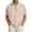 Khaki_003, variant on Domuza Mens Short Sleeve Shirts Quarter Zip Mock Neck Fitted Tshirts Loose Fit Lightweight Solid Color Athletic Golf Tees Green 2XL