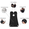 thumbnail image 4 of Chainplus Beard Hair Catcher, Beard Cape Apron for Shaving and Grooming with Suction Cups for Mirror, Black, 4 of 6
