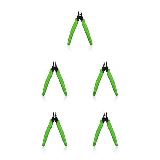 Kenally Alicates diagonales para pelar cables, alicates para romper, fabricación de joyas, bricolaje, reparación de acero al carbono, pinza Type2 NO2