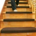 thumbnail image 3 of WUZSTAR Indoor Stair Treads Non Slip Carpet Mat Stair Runners for Staircase Protection 9.4" x 21.6",13PCS, Dark Brown, 3 of 9