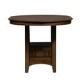 thumbnail image 4 of Pemberly Row Transitional Wood Pub Table in Oak, 4 of 10