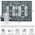 thumbnail image 7 of Cydiria Vintage Boho Traditional Oriental Faux Wool Area Rug, 6' x 9', Black, 7 of 7