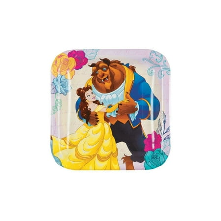 Beauty & the Beast Paper Dessert Plates (The Best Plate Carrier)