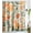 Flower Orange, variant on Bevtee Ink Floral Fabric Shower Curtain, Bathroom Shower Curtain Sets, Colorful Flower Shower Curtain with 12 Hooks , 72” x 72”