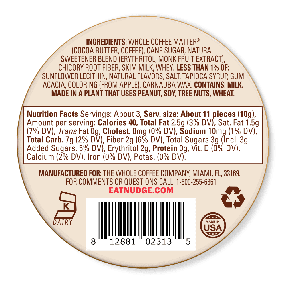 Nudge Caramel Macchiato Coffee Bombs 0.97oz