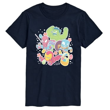 Marvel The Avengers - Easter Stickers - Men's Short Sleeve Graphic T-Shirt