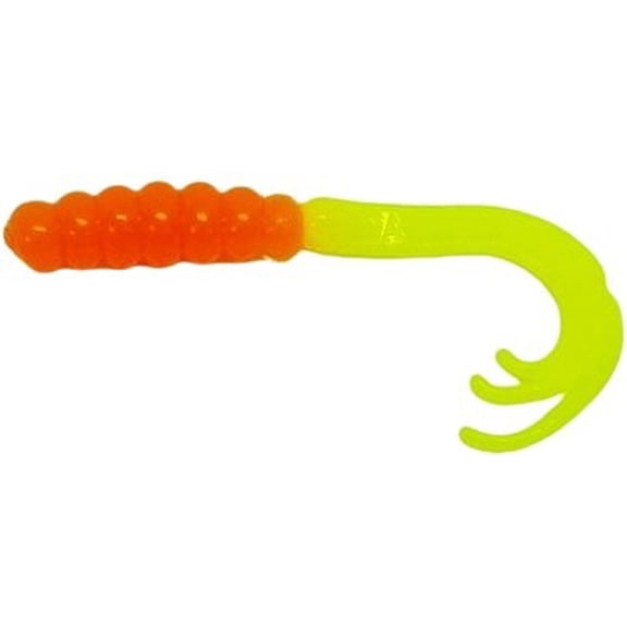 AWD Baits 2in WOW Grub - WG7 Orange Opaque 20pk