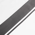 thumbnail image 3 of DNG Creations 4 Piece Two Tone Sheet Set 100% Egyptian Cotton, 800 Threads Count - 8 Inch Deep Pocket ( Solid White/Dark Grey - Olympic Queen ), 3 of 4