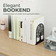 thumbnail image 5 of Unique Bargains Expandable Non-Skid Geometric Bookends With Compartments 2 Pcs Style A, 5 of 5