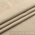 thumbnail image 4 of Short Curtain Valance, Waffle Weave Textured Valance Curtains, Waterproof Rod Pocket Half Valance Curtain for Kitchen Bathroom Cafe Living Room, 4 of 7