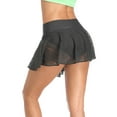 thumbnail image 5 of Sociala Womens Mesh Swim Skirts built-in Briefs High Waisted Bikini Tankni Bottoms, 5 of 5