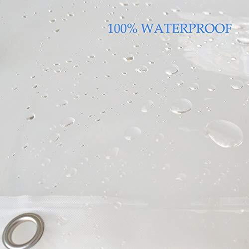 Shower Curtain Liner Extra Wide 108 X 72 Waterproof Heavy Duty Clear Vinyl New