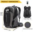 thumbnail image 3 of Mochila de Senderismo SPEEDPARK 40L Impermeable con Protector para Lluvia, 3 of 6