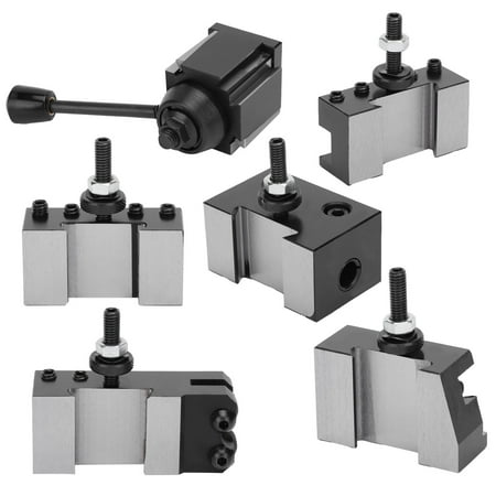 

LAFGUR Piston Tool Holder Tool Post 250‑0 Tool Post Kit High‑Speed Steel Wedge Type Piston Tool Holder For CNC Lathe Tool