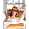 thumbnail image 2 of Auriculares para dormir con máscara de ojos con calefacción Bluetooth 1200 mAh, 2 of 9