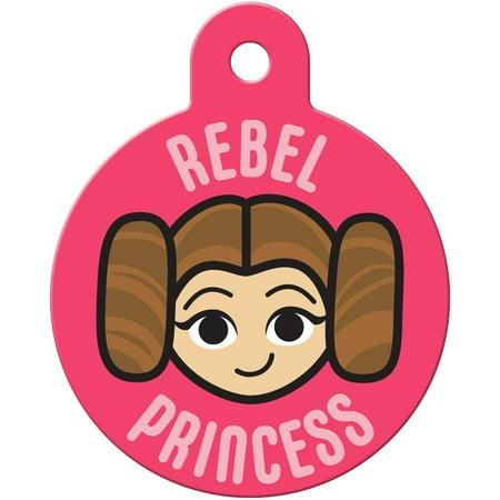 UPC: 0736511007862 | Rebel Princess Leia Large Circle Star Wars Pet ID Tag