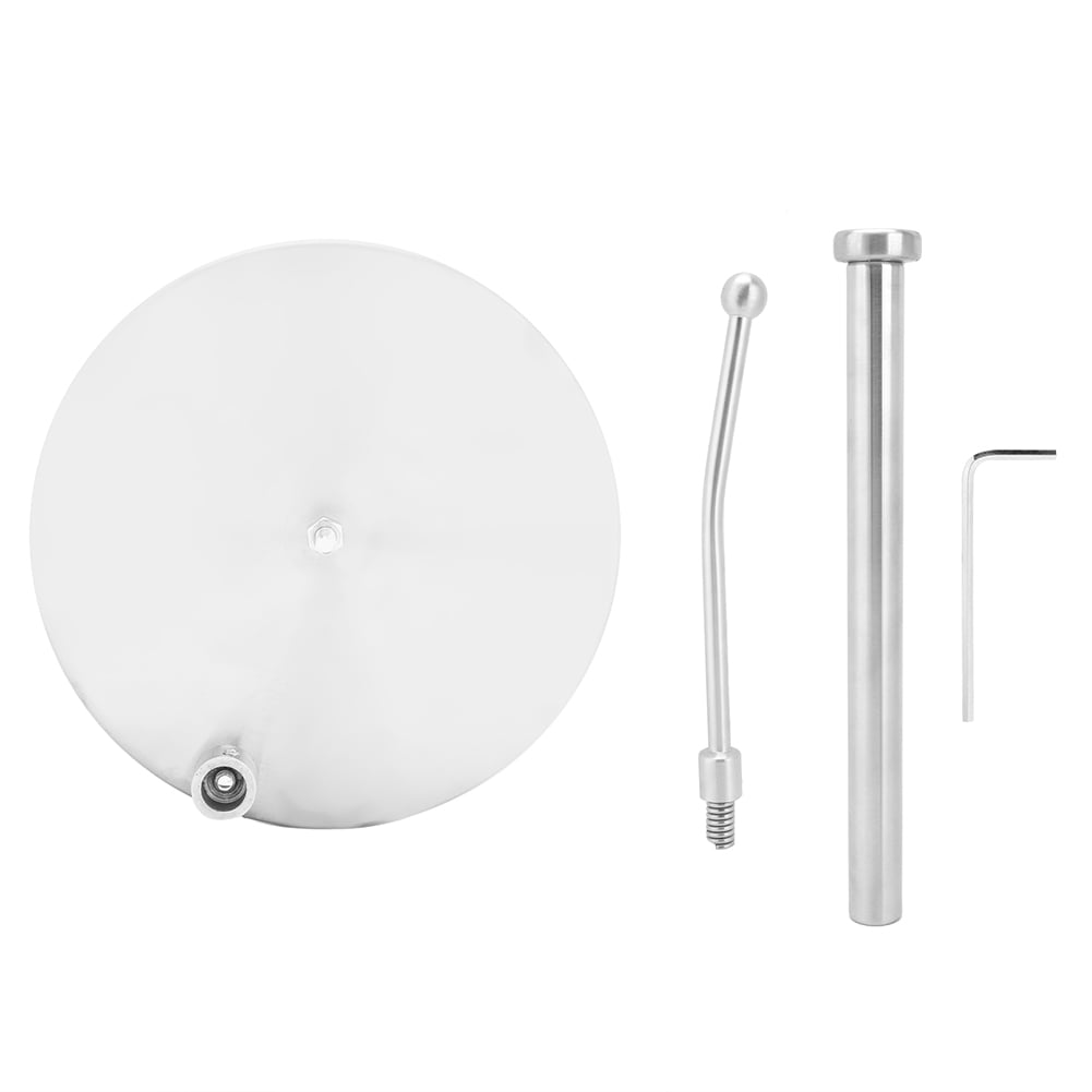 BOKYAN Premium Stainless Steel Paper Towel Holder with Spring-Activated Side Arm, Durable Kitchen Countertop Roll Organizer, 15 inches / 38 cm