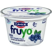 Fage Fruyo Greek Nonfat Strained Yogurt Blended with Blueberry, 6 oz