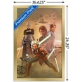 thumbnail image 3 of Star Wars: The Clone Wars - Celebration Mural Wall Poster, 14.725" x 22.375", Framed, 3 of 3