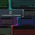 Backlit Bluetooth Keyboard Small Portable Wireless Keyboard ...
