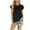Black, variant on Uaswgudfs Women's 1/4 Sleeve Tops Summer T Shirts Round Neck Causal loose Fashion Basic Tee 2025