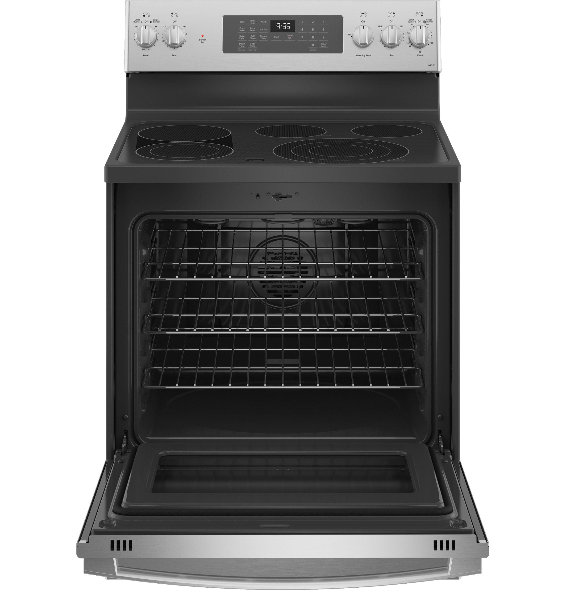 GE Profile™ 30" Smart Free-Standing Electric Convection Fingerprint Resistant Range with Air Fry - image 2 of 5