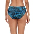 thumbnail image 3 of Ocean Blues Women's Strappy Bikini Swim Bottom Full Coverage Swimwear Bathing Suits, 3 of 6