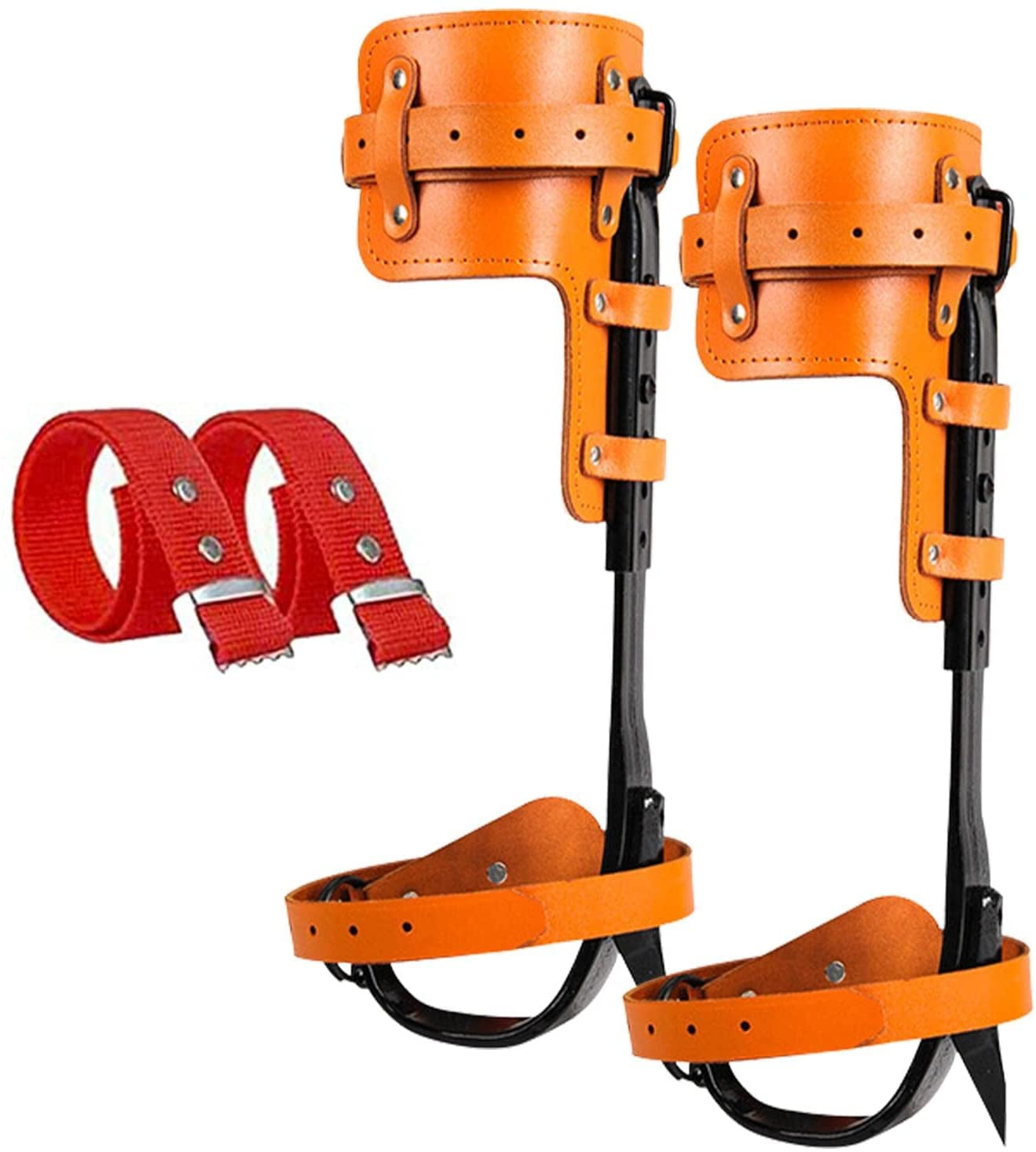 dosili Adjusted Tree Climbing Spikes Tree Climbing Gear Stainless Steel