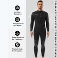 thumbnail image 2 of Traje de buceo Seaskin para hombre, corto, de 3 mm, de cuerpo entero, 2 of 5
