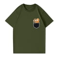 thumbnail image 2 of Women's 250th Anniversary USA Shirt Independence Day Top 4th of July Shirts America 250 Merchandise Cute Monkey Graphic Casual Tee, 2 of 5