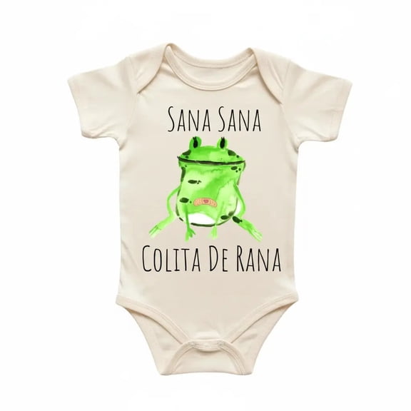 Sana Sana Frog Newborn Baby Bodysuit