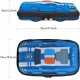 thumbnail image 2 of Estuche para lápices de gran capacidad con forma de coche de carreras deportivo de rockpapa, caja de almacenamiento para estudiantes de la escuela, verde, 2 of 5