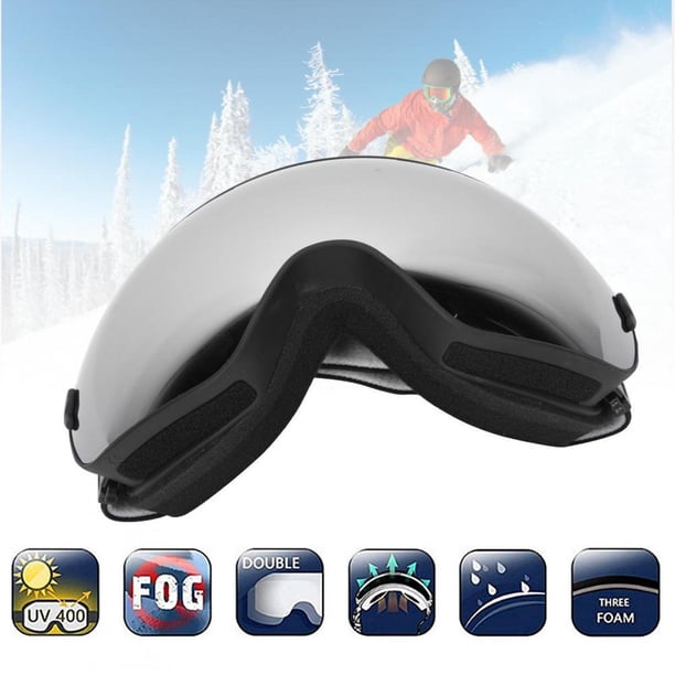 Gafas Gafas Deportivas Gafas De Esquí Gafas Protectoras Gafas De Doble Capa Deporte Al Aire Libre Esquí Seguridad Protectora Antiniebla Doble Capa Goggle Support Myopic Amonsee Otros