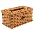 thumbnail image 3 of Cubierta de Caja de PañUelos Rectangular de RatáN, Soporte para PañUelos Tejido Bohemio, Dispensador de PañUelos de Granja Vintage para el Hogar, 3 of 5