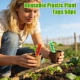 thumbnail image 6 of 50-Pack 4.7Inch Vibrant Yellow Waterproof Reusable Plant Labels, Durable Write-On Garden Tags With Smooth Surface For Marking Herbs, Vegetables, Flowers In Outdoor, 6 of 6