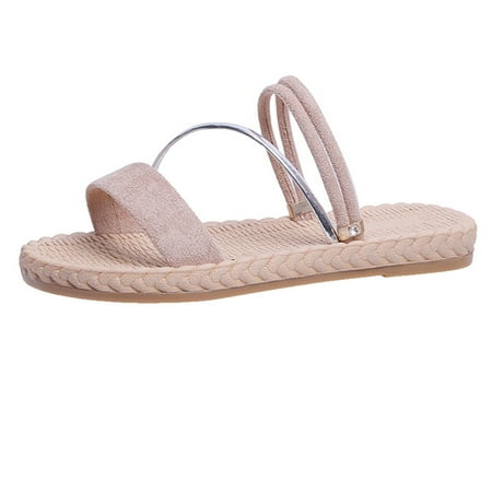 

VerPetridure Slippers for Women Slippers Women s Breathable Non-slip Casual Sandals Ladies Footwear Flat Beach Shoes