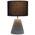 thumbnail image 6 of Mod Lighting and Decor Pinnacle Base Table Lamp with Drum Shade - 14.25" - Gray and Black, 6 of 6