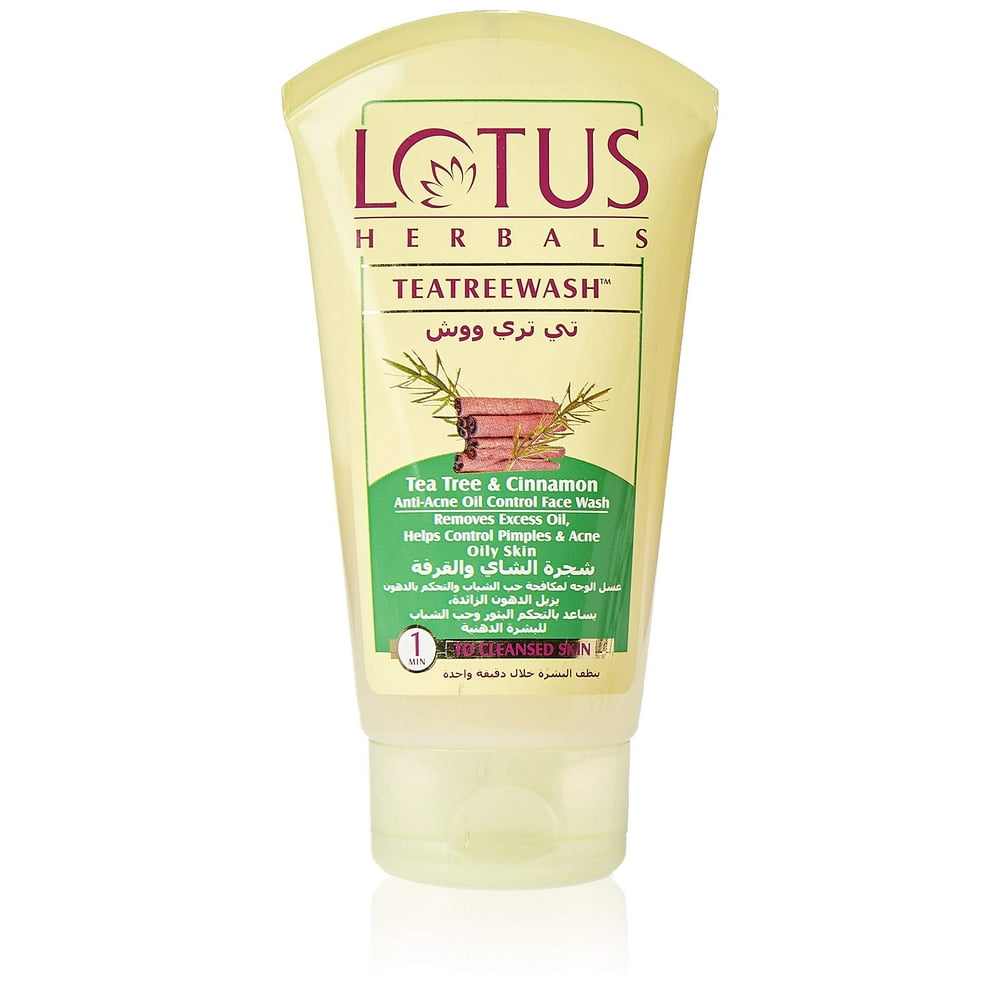 Lotus Herbals Teatreewash Tea Tree and Cinnamon AntiAcne Oil Control