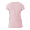 thumbnail image 2 of Playera Fruit Of The Loom para Mujer, Cuello Redondo Manga Corta Rosa Talla CH, 2 of 4