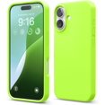 thumbnail image 1 of KOMI Compatible with iPhone 16 Pro Max Case, Premium Liquid Silicone Case, Full Body Protective Cover, Shockproof, Slim Phone Case, Anti-Scratch Soft Microfiber Lining, 6.9 inch Lime Green, 1 of 5