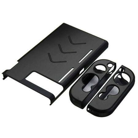 Edge Silver Aluminum Handle Plain Hard Aluminum Protective Case Anti-Slip Shockproof Protective Cover for Game Console and Handles ()