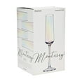 thumbnail image 2 of Godinger Monterey Champagne Flute Beverage Glass Cup  Set of 4, 2 of 2