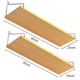 thumbnail image 5 of Pebbuoy Bathroom Wall Storage Rack Two-way Installation Punch-free Great Load Bearing Floating Book Shelf Living Room Ornament Perfume Display Stand Kitchen Spice Organizer, 5 of 7